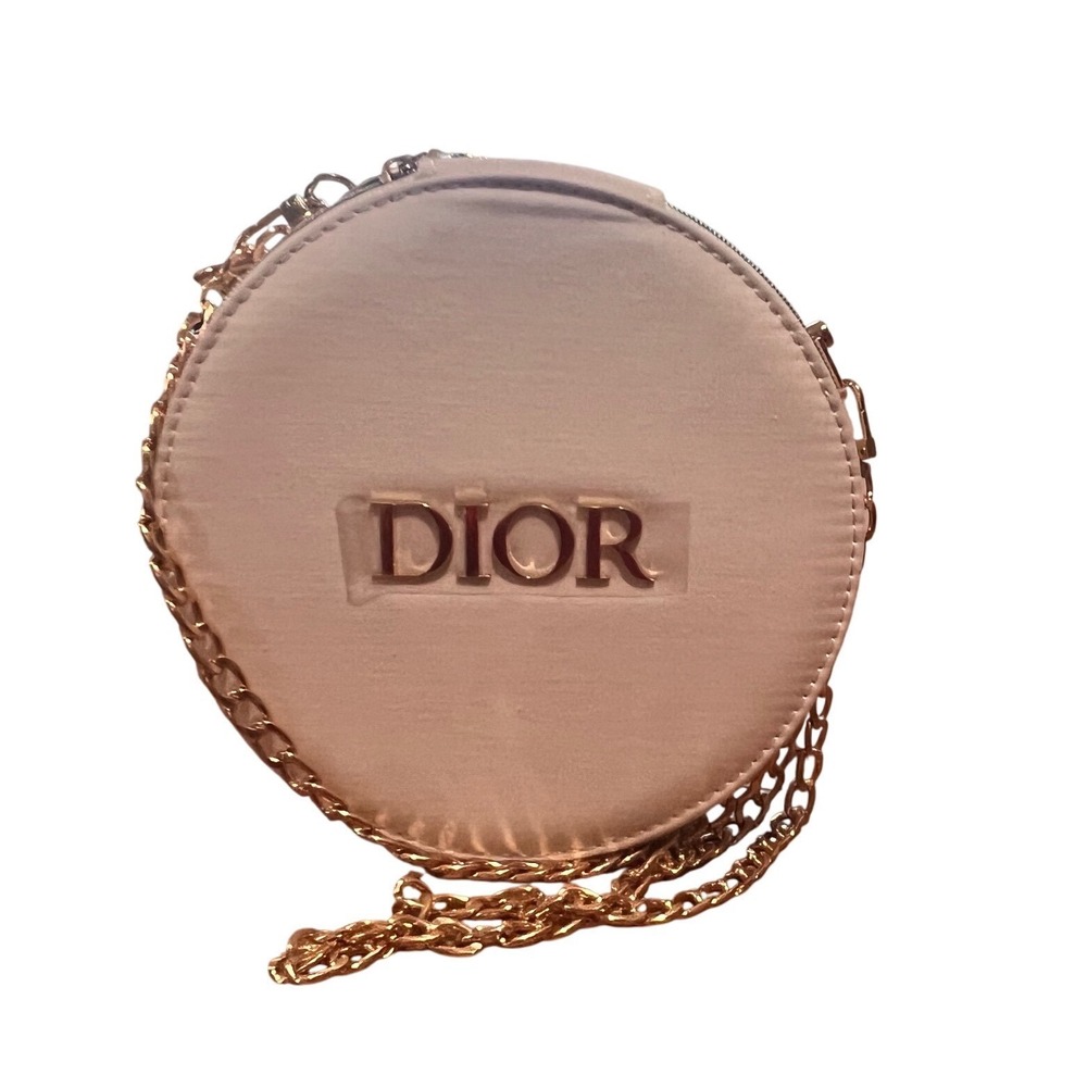 Dior Beauty Bag Round Crossbody Bag with  Mirror in Box - Picture 2 of 6